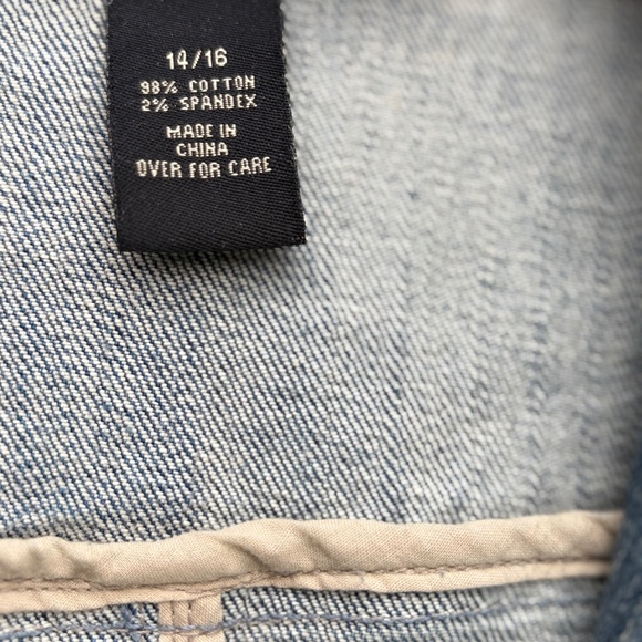 Women’s Denim Blazer Jacket Size 14 - Picture 3 of 4